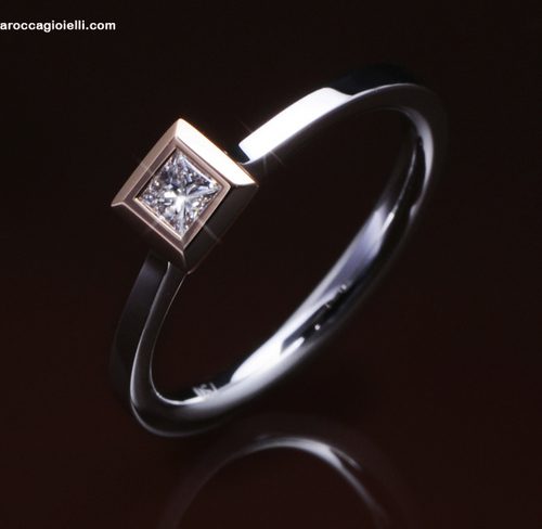 Anello Solitario Stile A1057