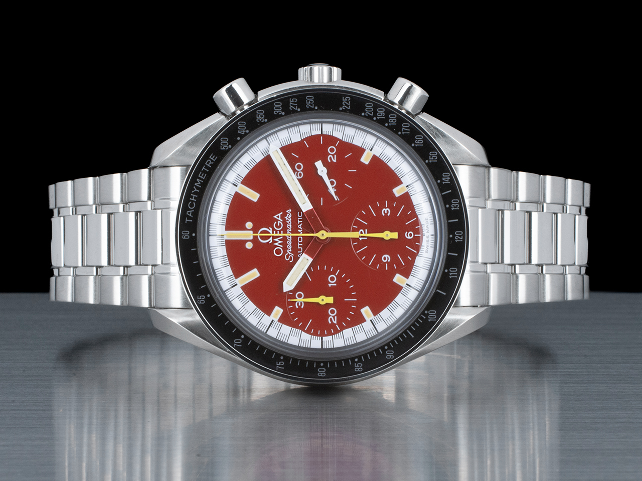 Omega Speedmaster Reduced Automatic 3510.61.00 Quadrante Rosso - immagine 3