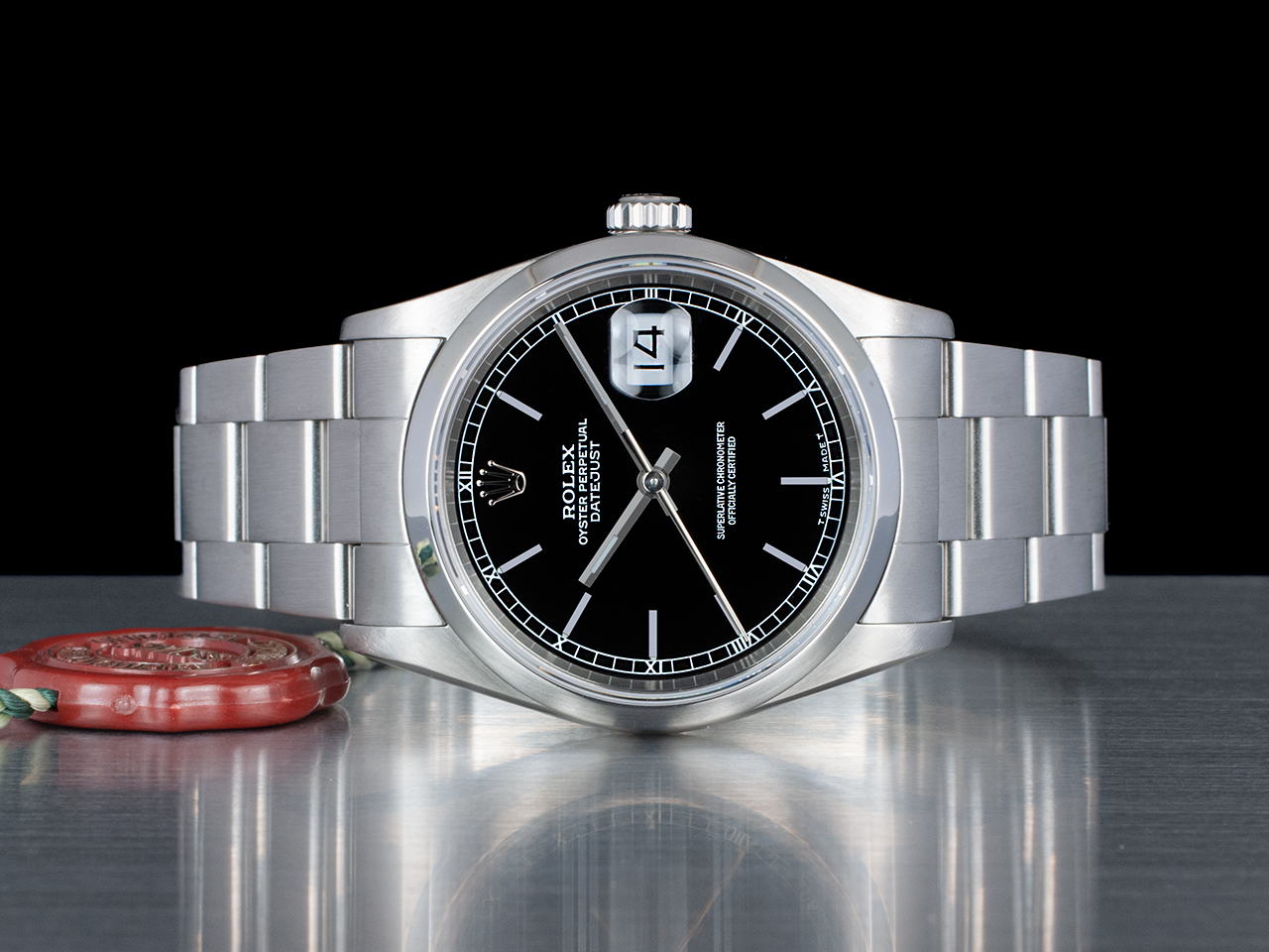 Rolex Datejust 36 Nero Oyster 16200 Royal Black Onyx - immagine 3