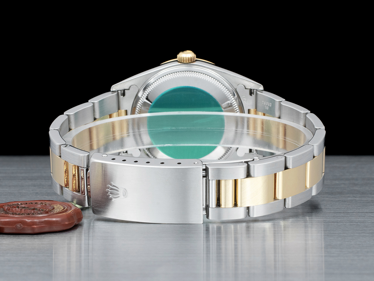 Rolex Date 34 15203 Oyster Quadrante Rodio Arabi - immagine 4