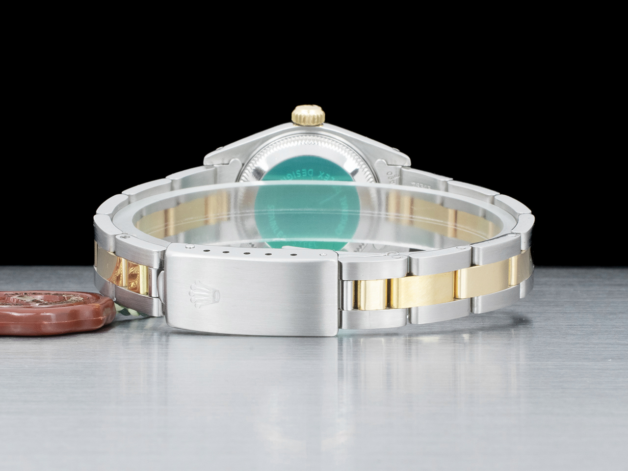 Rolex Datejust Lady 26 Champagne Oyster 69173 Crissy - immagine 5