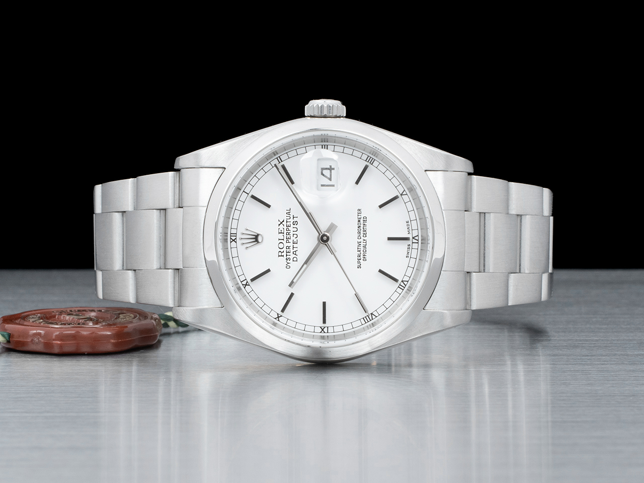 Rolex Datejust 36 Bianco Oyster 16200 White Milk - immagine 3