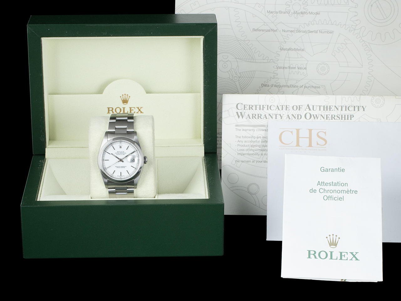 Rolex Datejust 36 Bianco Oyster 16200 White Milk - immagine 5
