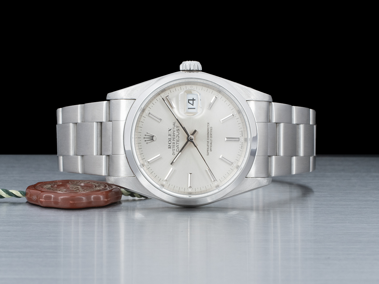 Rolex Datejust 36 Argento Oyster 16200 Silver Lining - immagine 3