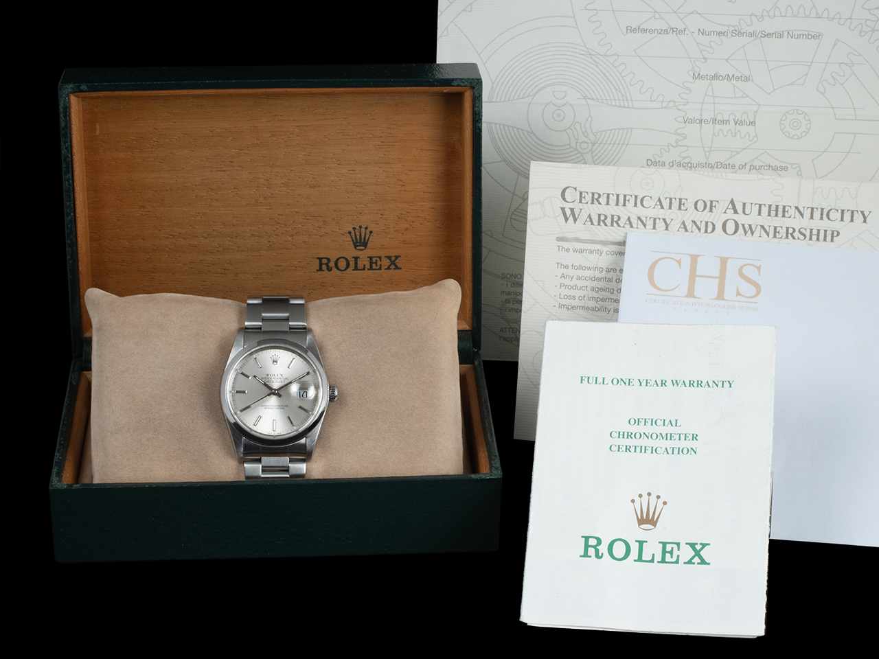 Rolex Datejust 36 Argento Oyster 16200 Silver Lining - immagine 5
