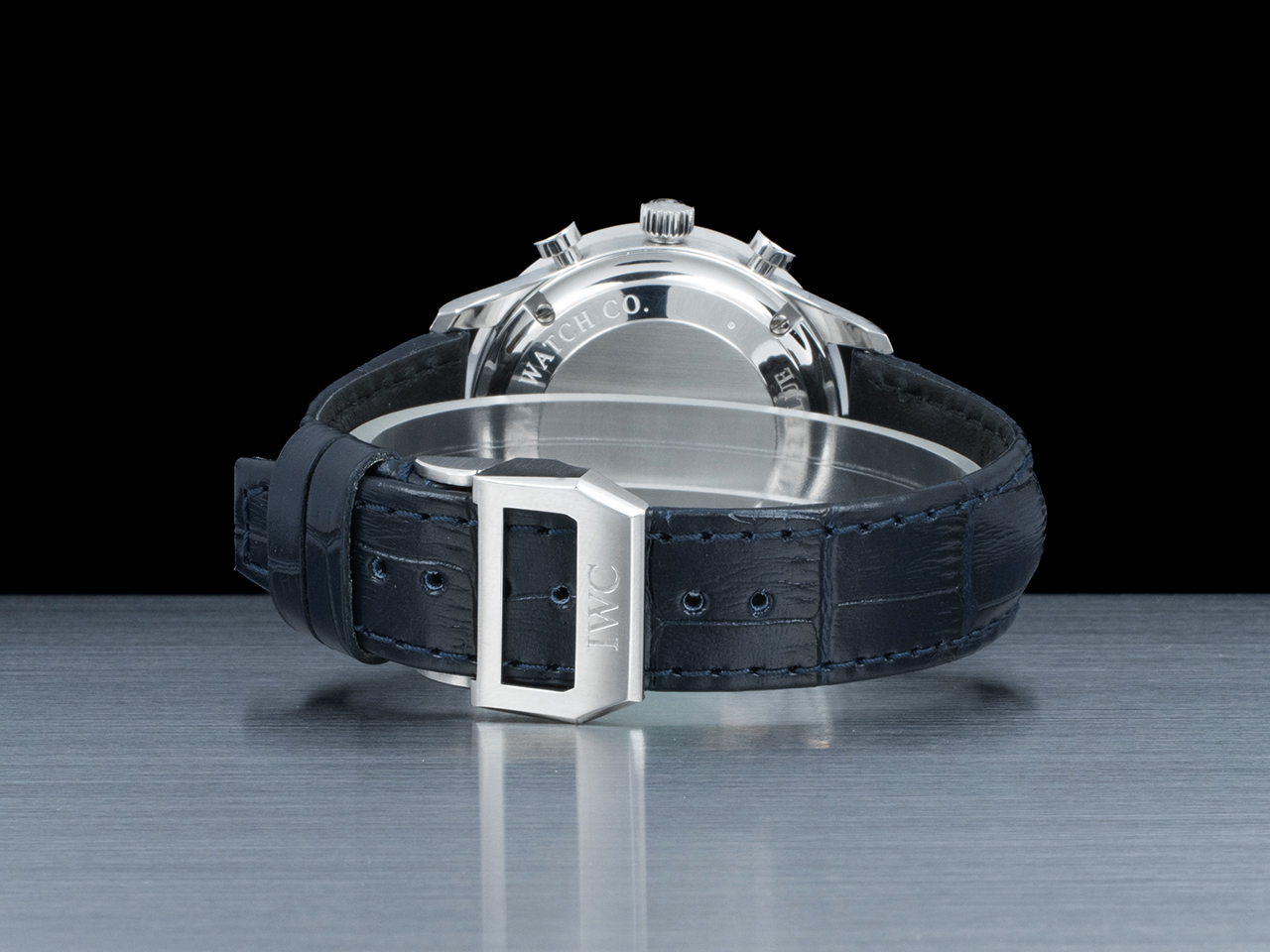 IWC Portoghese Cronografo IW371491 Quadrante Blu Arabi - immagine 4