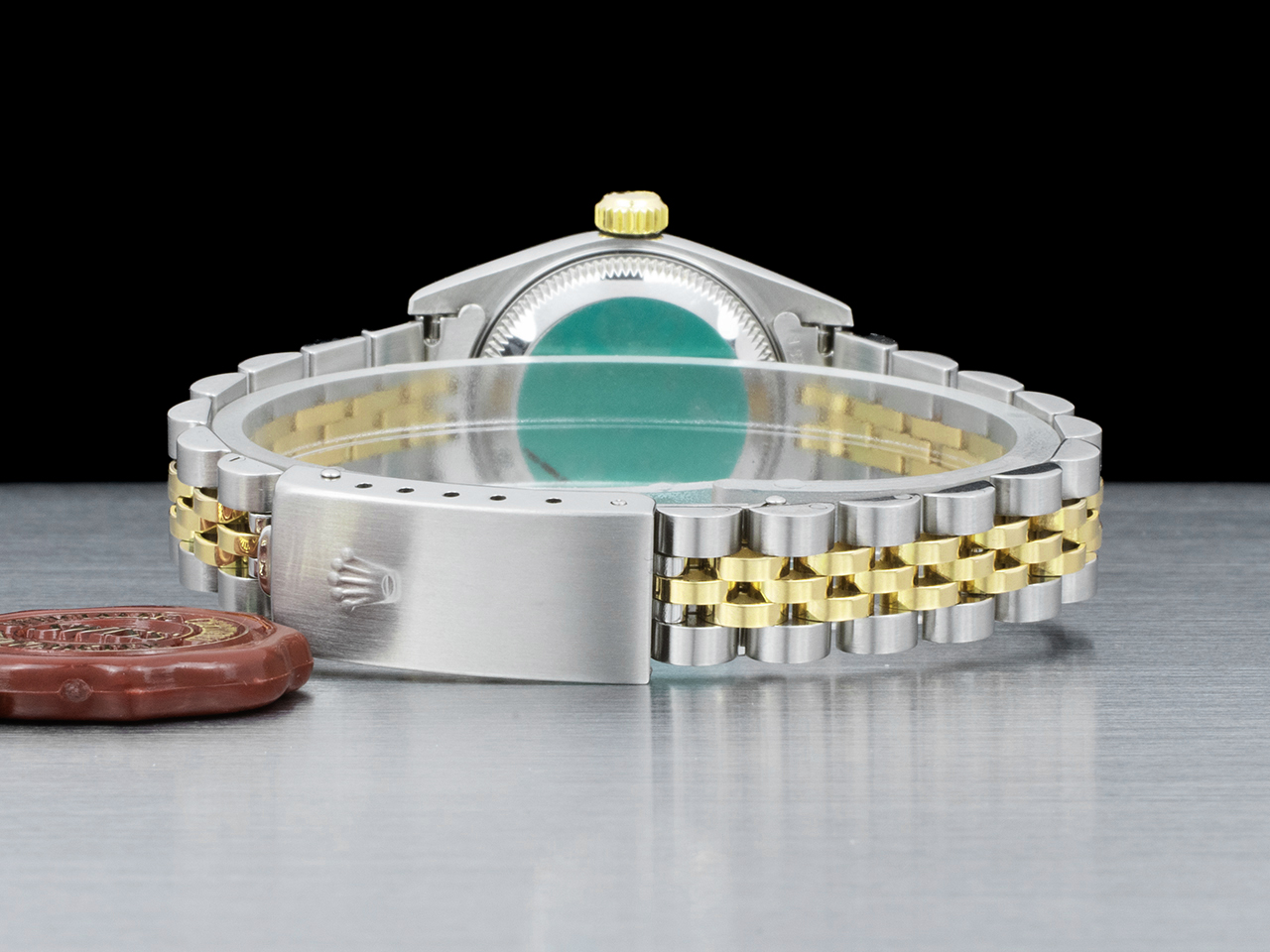 Rolex Datejust Lady 26 Champagne Jubilee 69173 Crissy - immagine 4