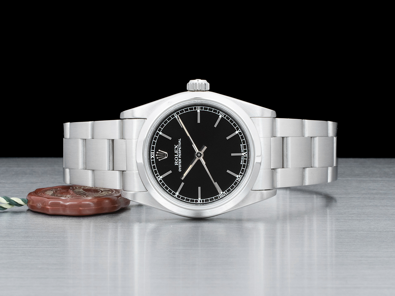 Rolex Oyster Perpetual 31 67480 Nero Oyster Royal Black Onyx - immagine 3