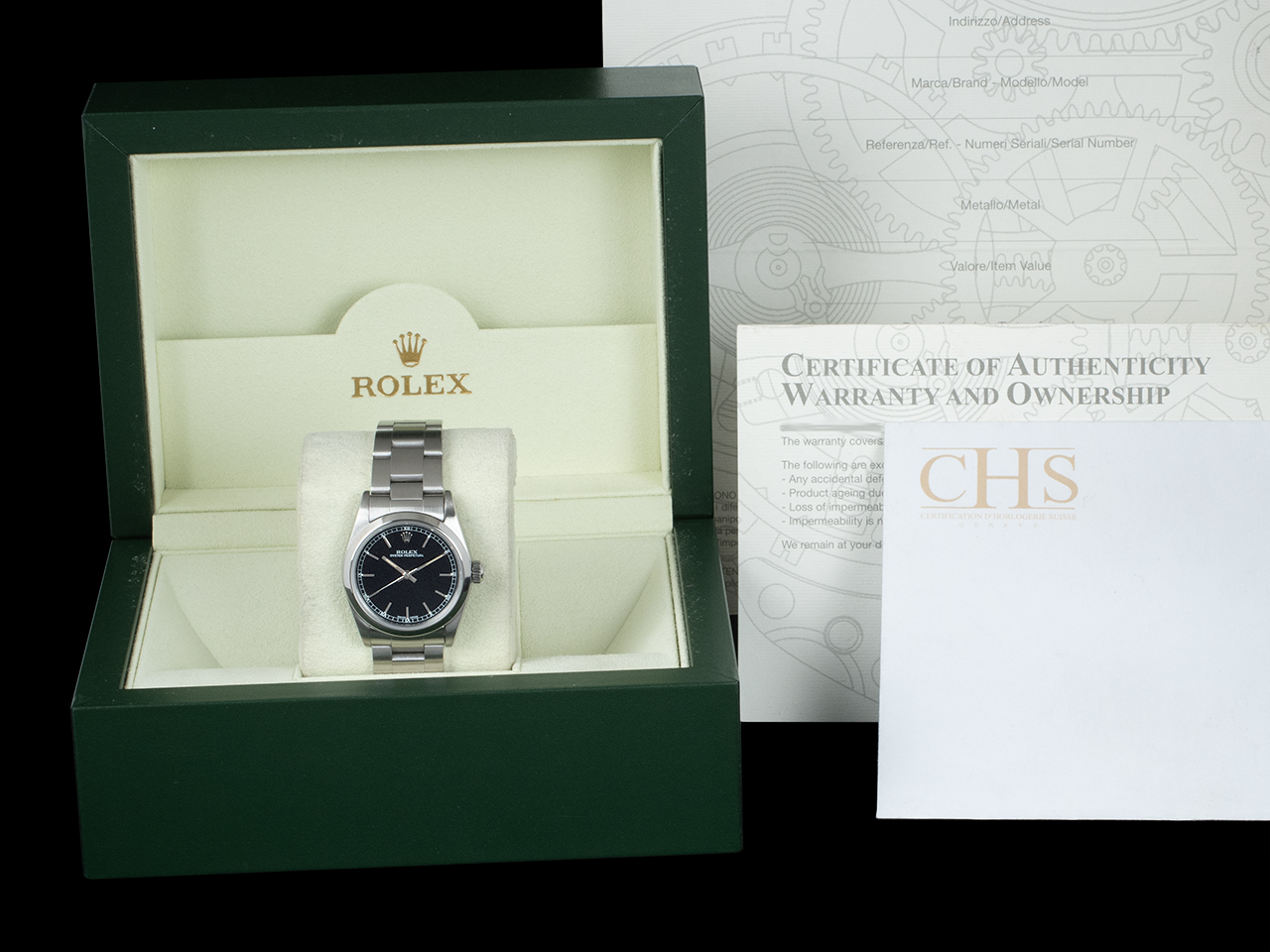 Rolex Oyster Perpetual 31 67480 Nero Oyster Royal Black Onyx - immagine 5