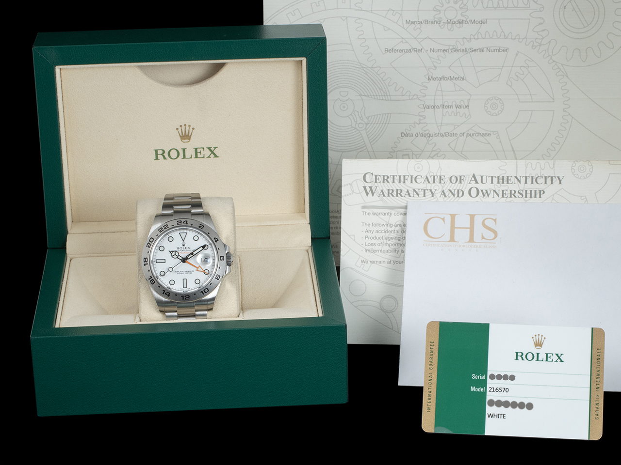 Rolex Explorer II 42 Quadrante Bianco 216570 - immagine 5