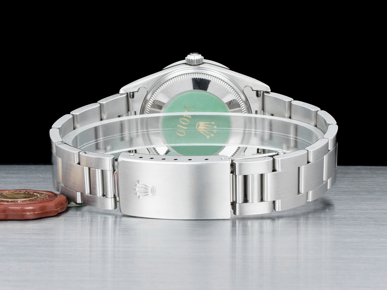 Rolex Air-King 34 Bianco Oyster 14010 White Milk Romani - immagine 4