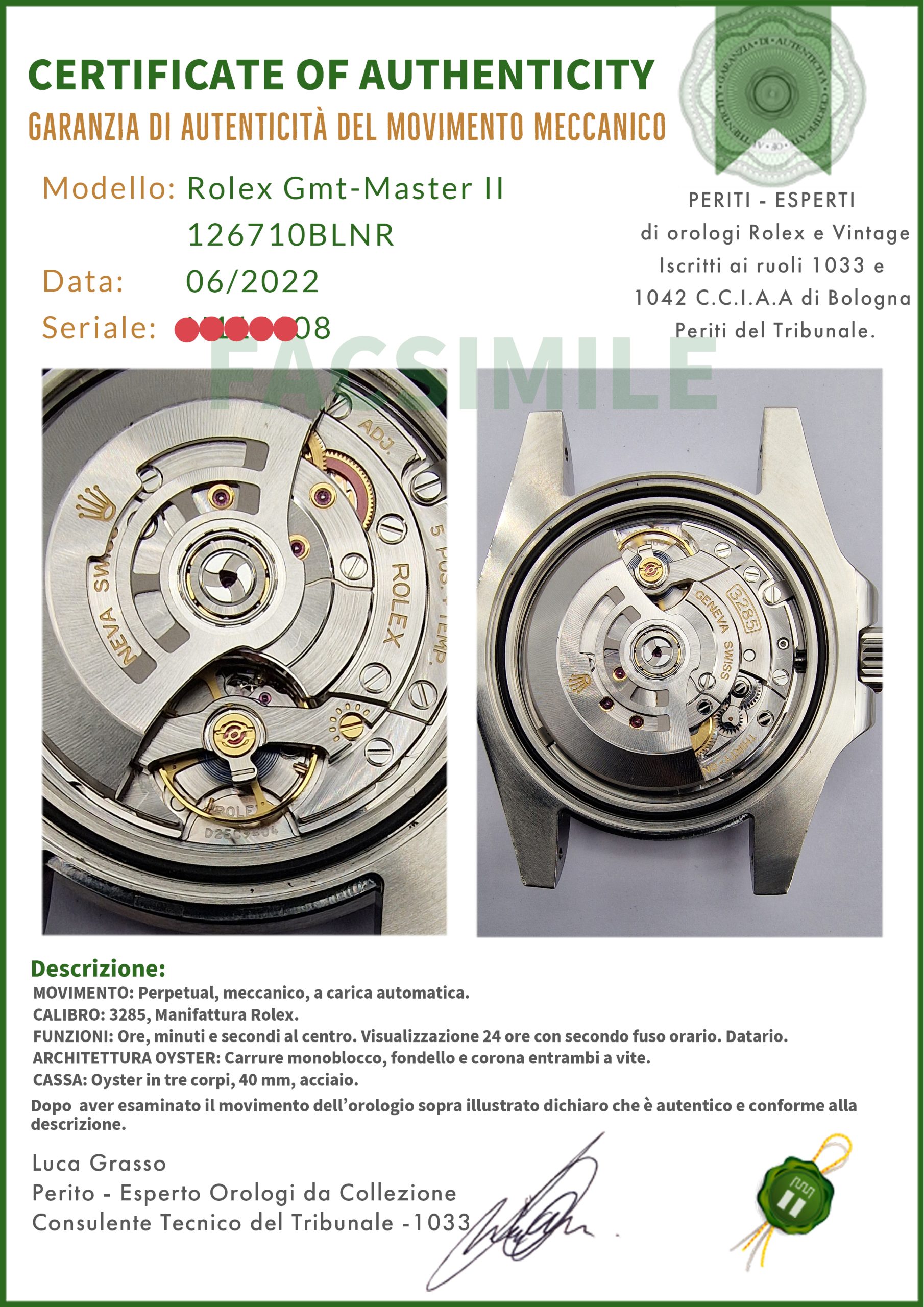 Rolex GMT-Master II 126710BLNR Jubilee Ghiera Ceramica Batgirl - immagine 7