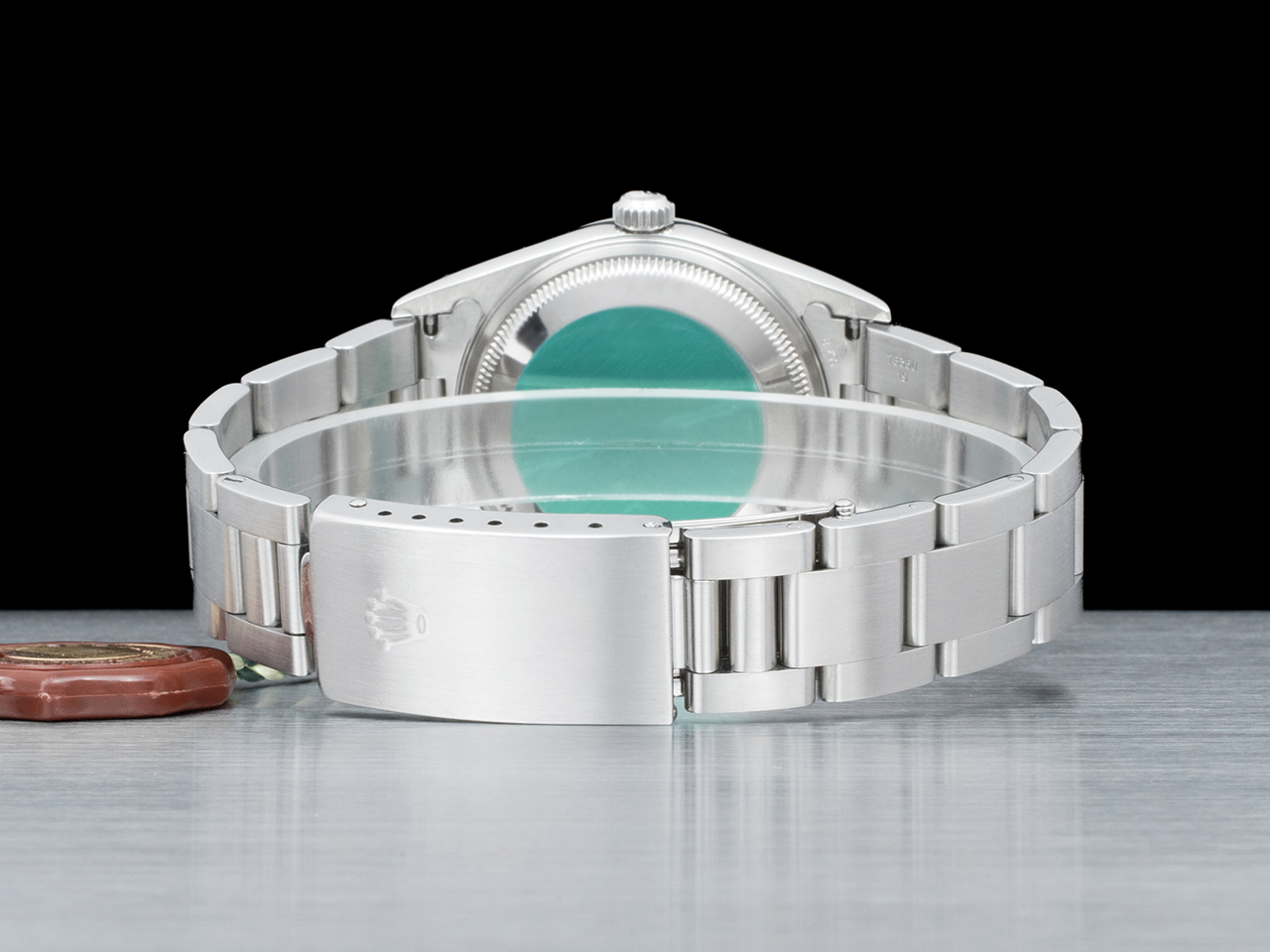 Rolex Date 34 Bianco Oyster 15200 White Milk Arabi - immagine 4