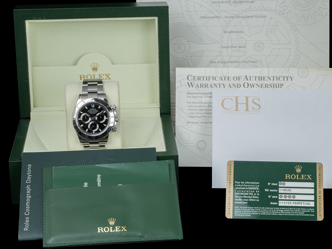 Rolex Cosmograph Daytona 116520 RRR Quadrante Nero - immagine 5