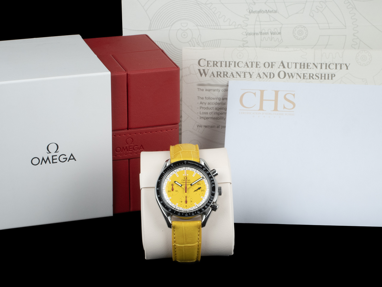 Speedmaster Reduced Automatic 3510.12 Yellow Dial - immagine 5