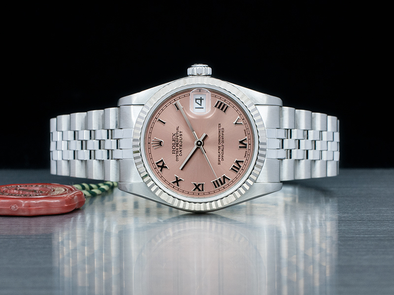 Rolex Datejust 31 68274 Rosa Jubilee Pink Flamingo Romani - immagine 3