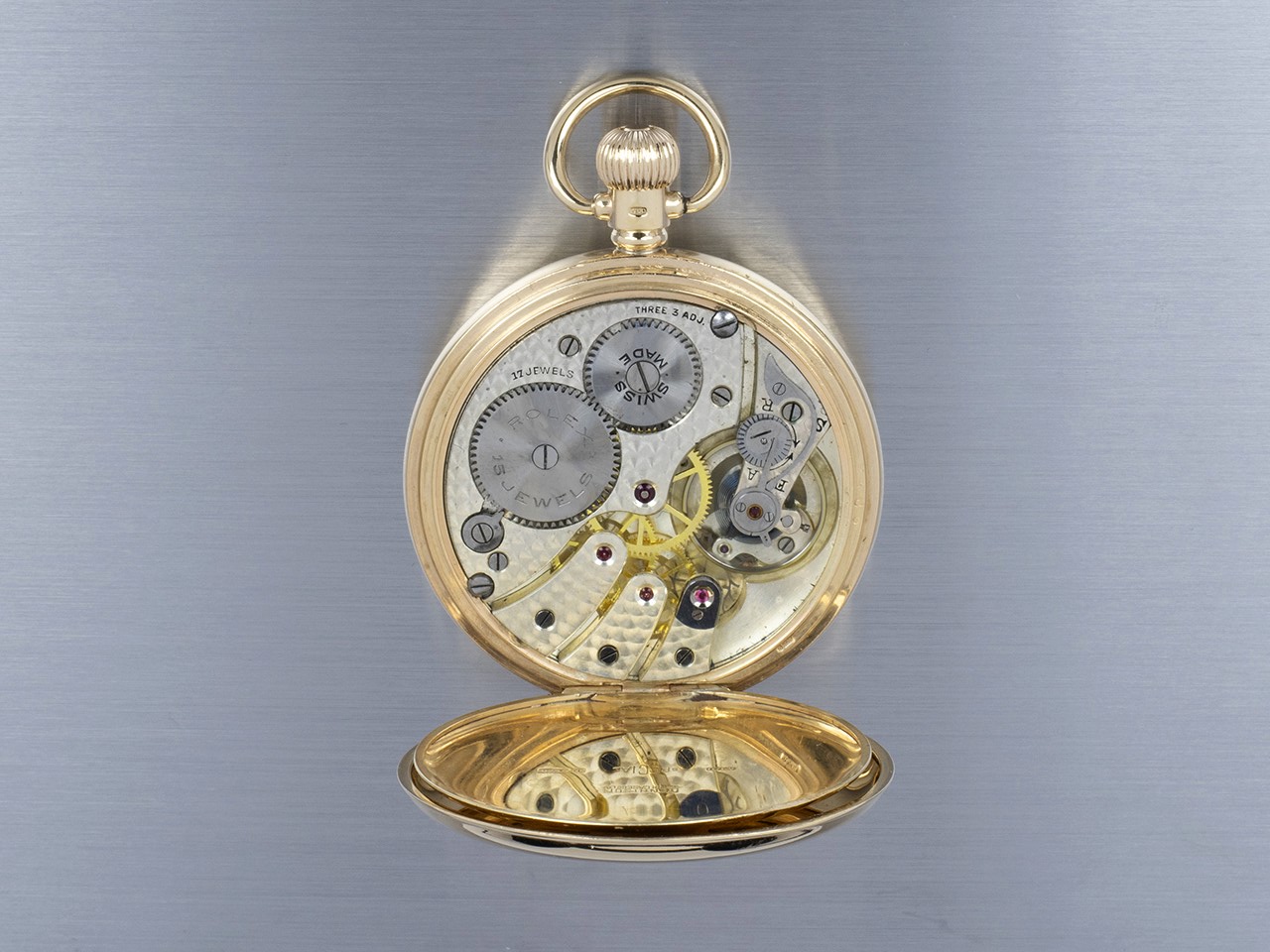 Rolex Orologio da Tasca Quadrante Bianco Romani - immagine 4