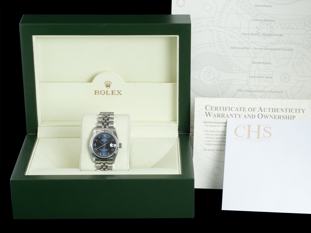 Rolex Datejust 31 Blu Jubilee 68274 Blue Jeans Romani - immagine 5