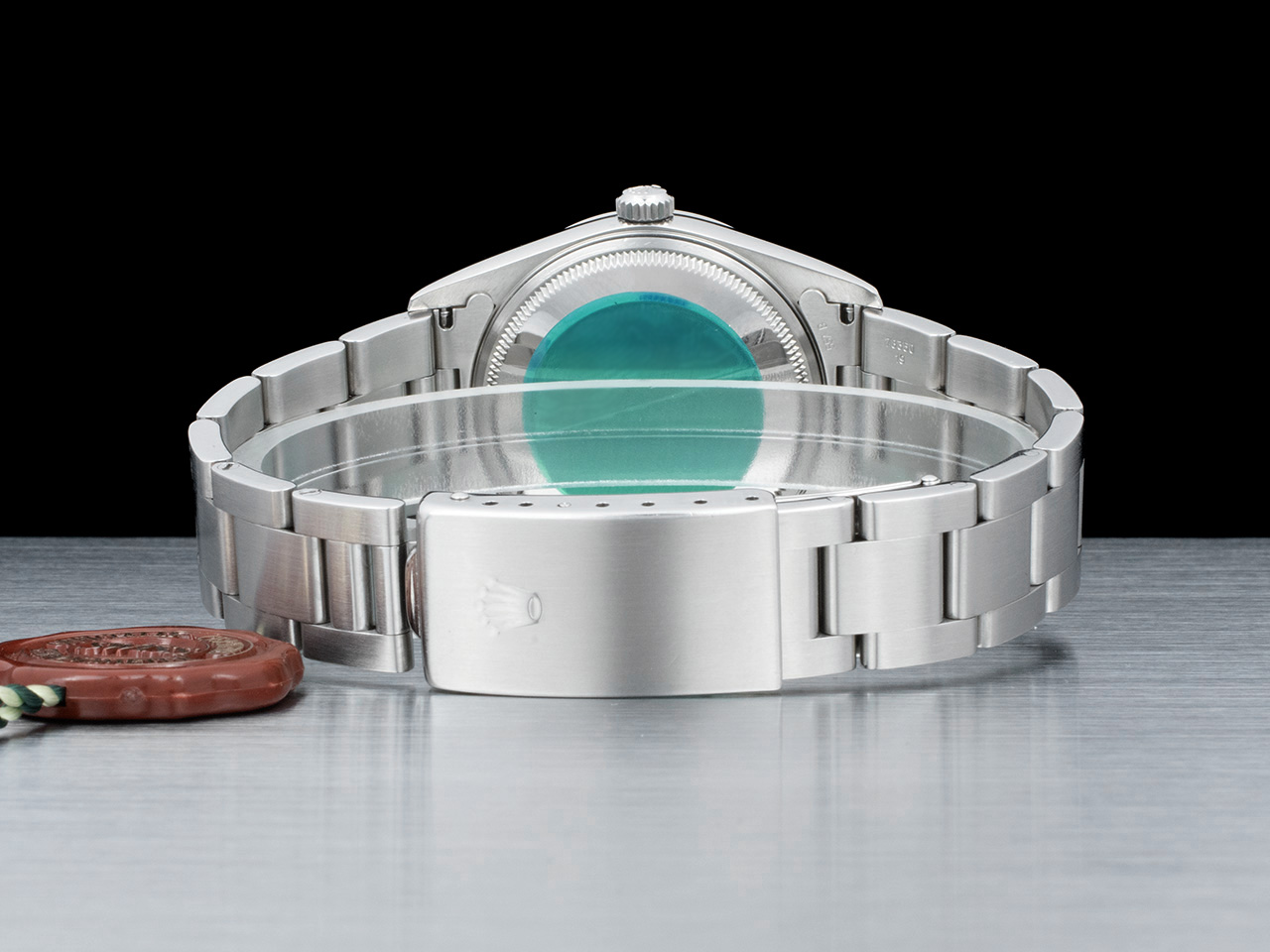 Rolex Air-King 34 Blu 14000 Oyster Blue Jeans - immagine 4