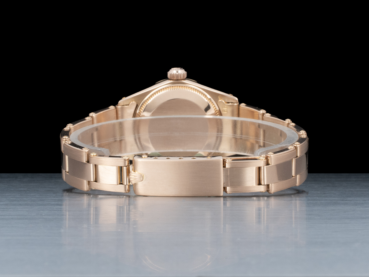 Rolex Datejust Lady 26 Oro Rosa Oyster 6917 Quadrante Rosé - immagine 4