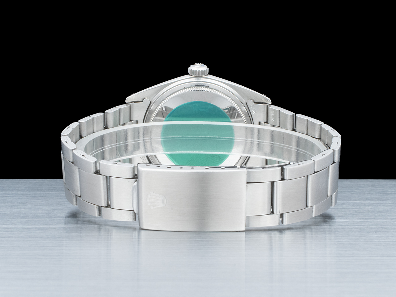 Rolex Datejust 36 Argento Linen Oyster 1603 Heavenly Horses - immagine 4