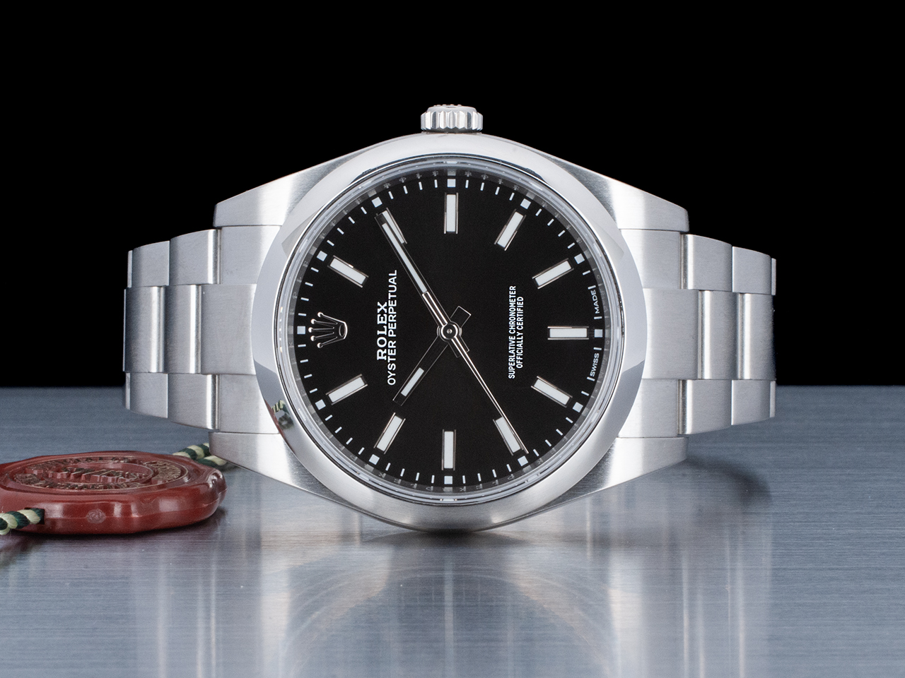 Rolex Oyster Perpetual 39 114300 Oyster Quadrante Nero - immagine 3