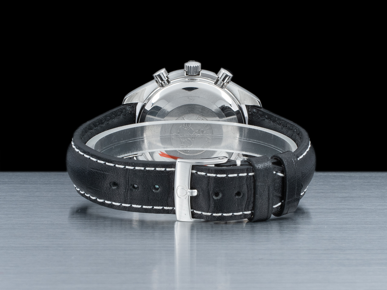 Omega Speedmaster Day-Date Triplo Calendario 3820.50.26 Quadrante Nero - immagine 4
