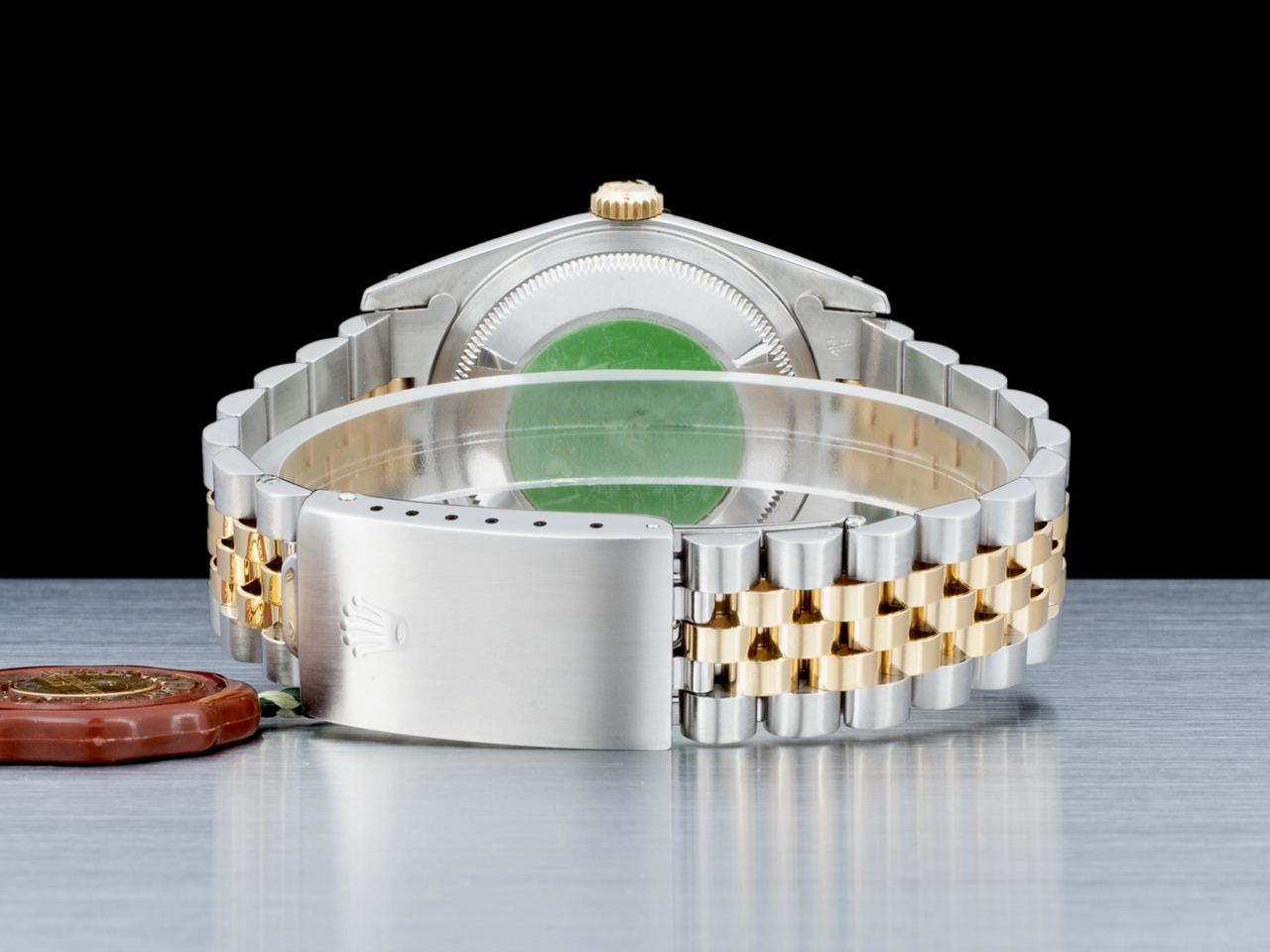 Rolex Datejust 36 Argento Jubilee 16233 Silver Pyramid Romani - immagine 3