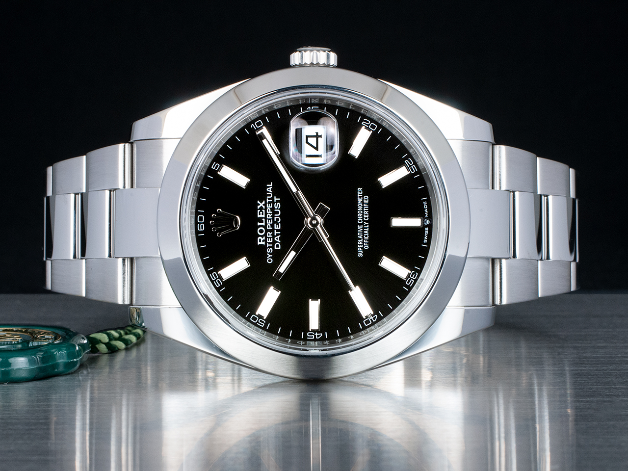 Rolex Datejust 41 Nero Oyster 126300 Royal Black Onyx - immagine 3