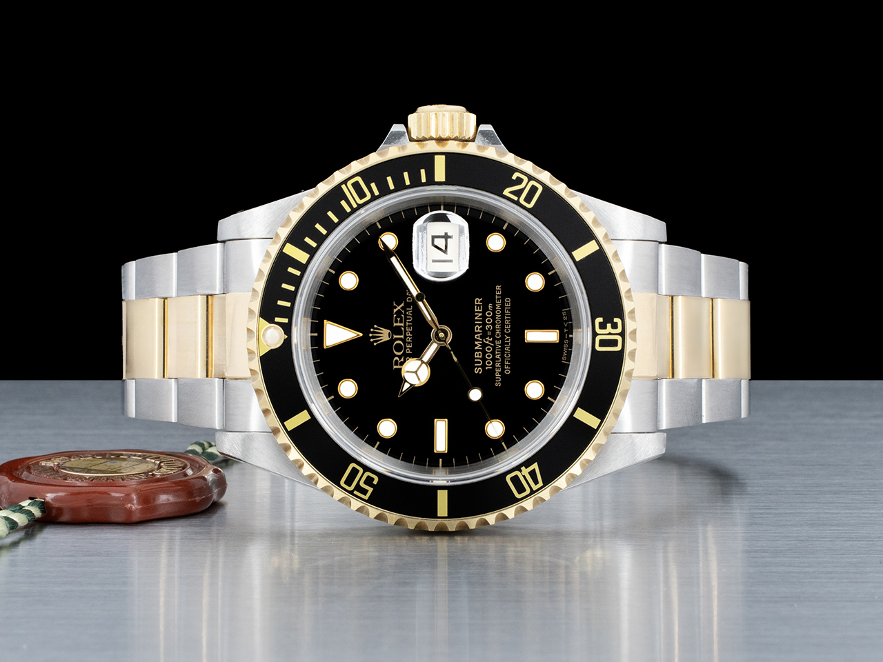 Rolex Submariner Date 16613 Oyster Quadrante Nero - immagine 3