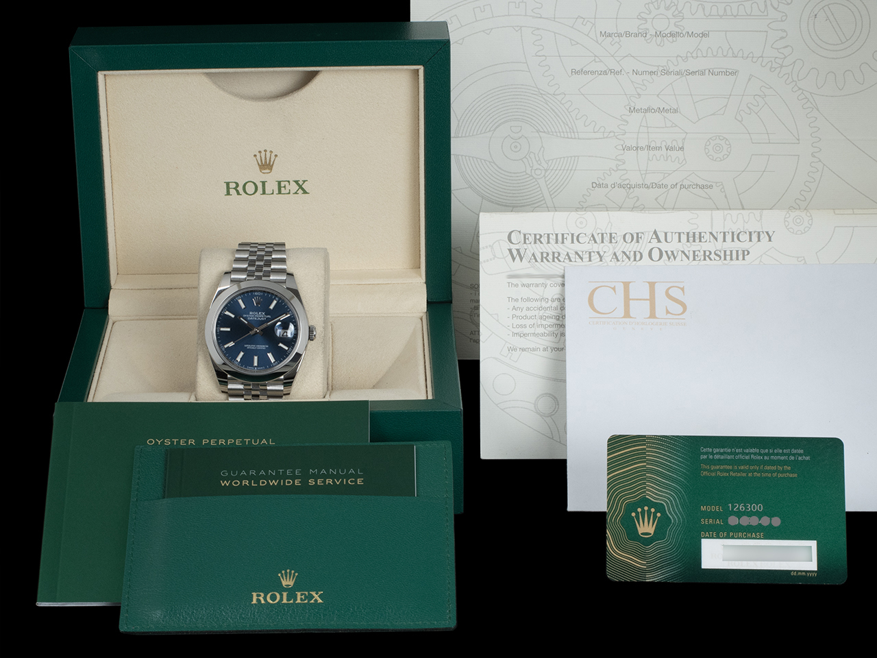 Rolex Datejust 41 Blu Jubilee 126300 Blue Jeans - immagine 3