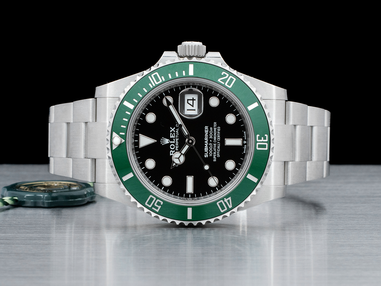Rolex Submariner Date 126610LV Starbucks Ghiera Ceramica Verde Quadrante Nero - immagine 3