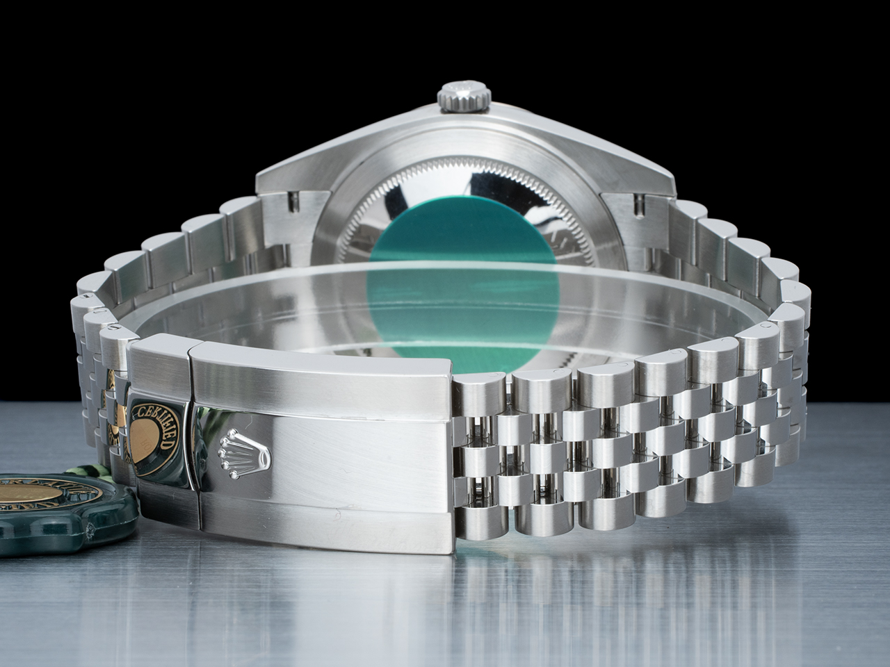Rolex Datejust 41 Bianco 126334 Jubilee White Milk Romani - immagine 4