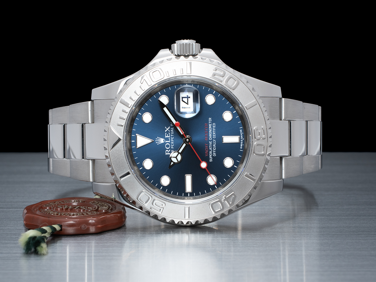Rolex Yacht Master 40 116622 Oyster Quadrante Blu - immagine 3