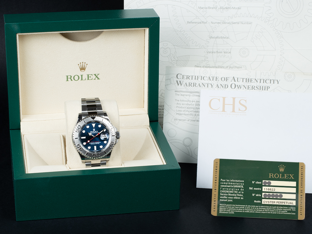 Rolex Yacht Master 40 116622 Oyster Quadrante Blu - immagine 5