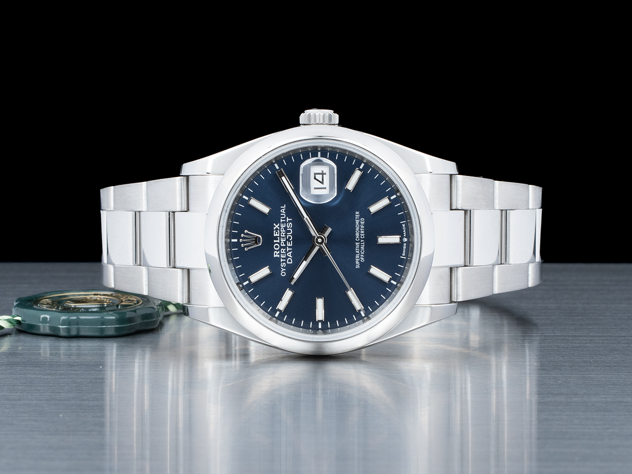 Rolex Datejust 36 Blu Oyster 126200 Blue Jeans - immagine 3