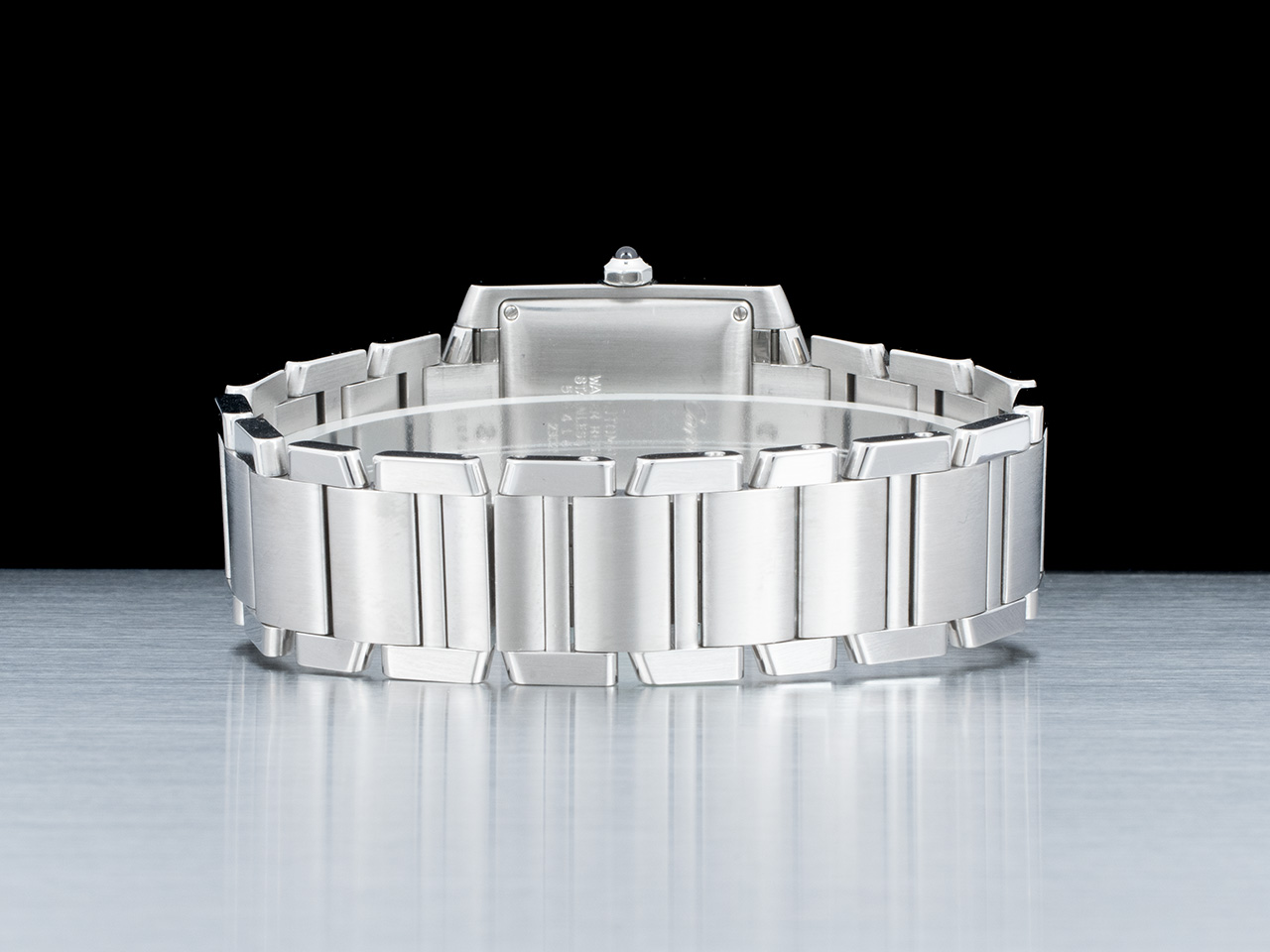 Cartier Tank Francaise LM Automatico 2302 Quadrante Argento Romani - immagine 4
