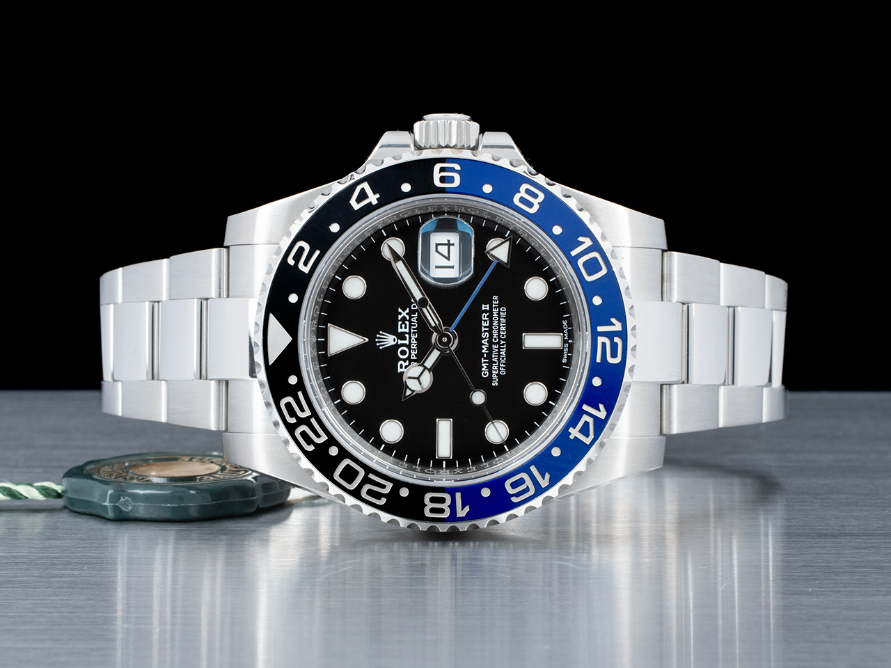 Rolex GMT-Master II Batman 116710BLNR Ghiera Ceramica Blu Nera - immagine 3