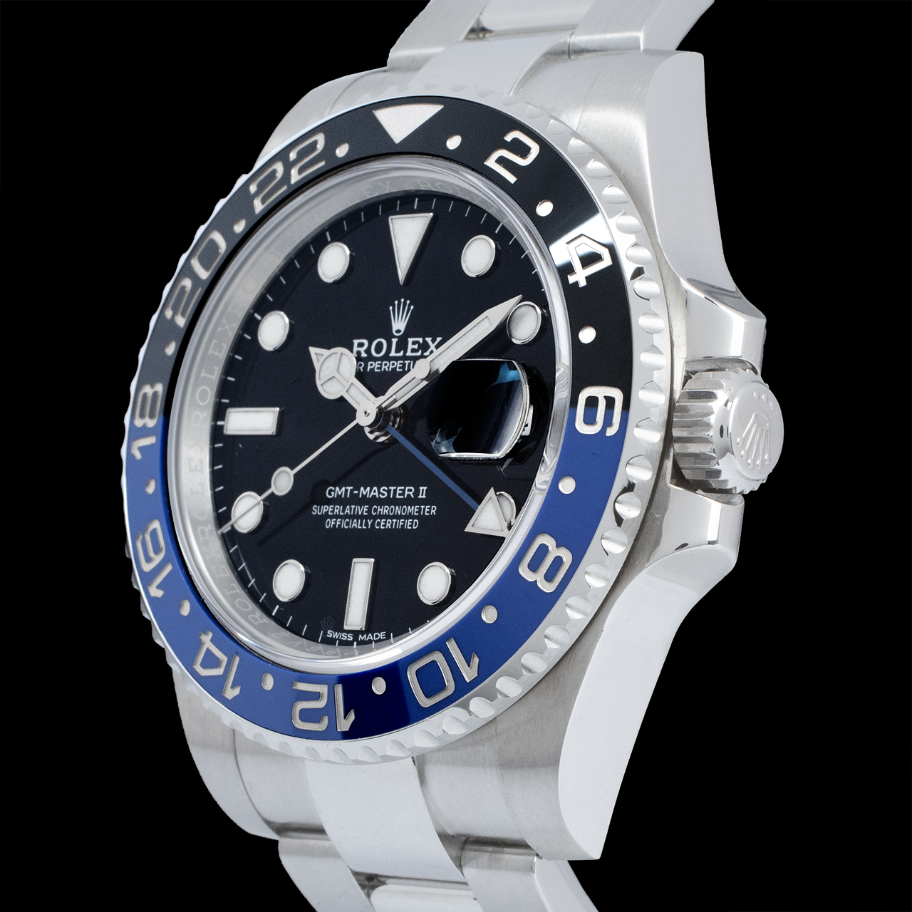 Rolex GMT-Master II Batman 116710BLNR Ghiera Ceramica Blu Nera - immagine 2