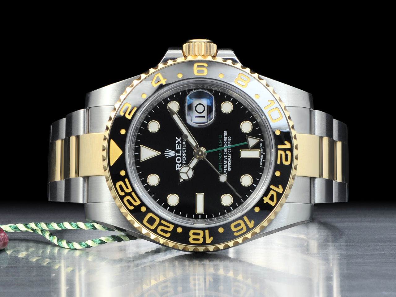 Rolex GMT-Master II 116713LN Quadrante Nero Ghiera Ceramica - immagine 3