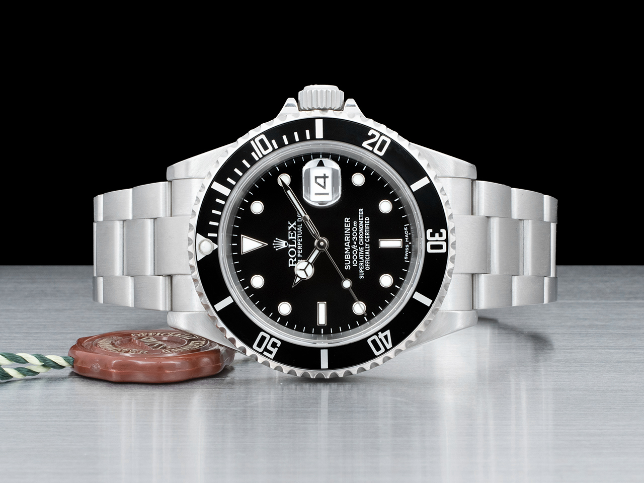 Rolex Submariner Date 16610T Quadrante Nero - immagine 3