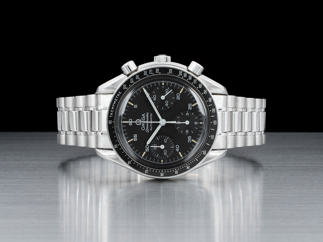 Omega Speedmaster Reduced Automatic 3510.50 Quadrante Nero - immagine 3