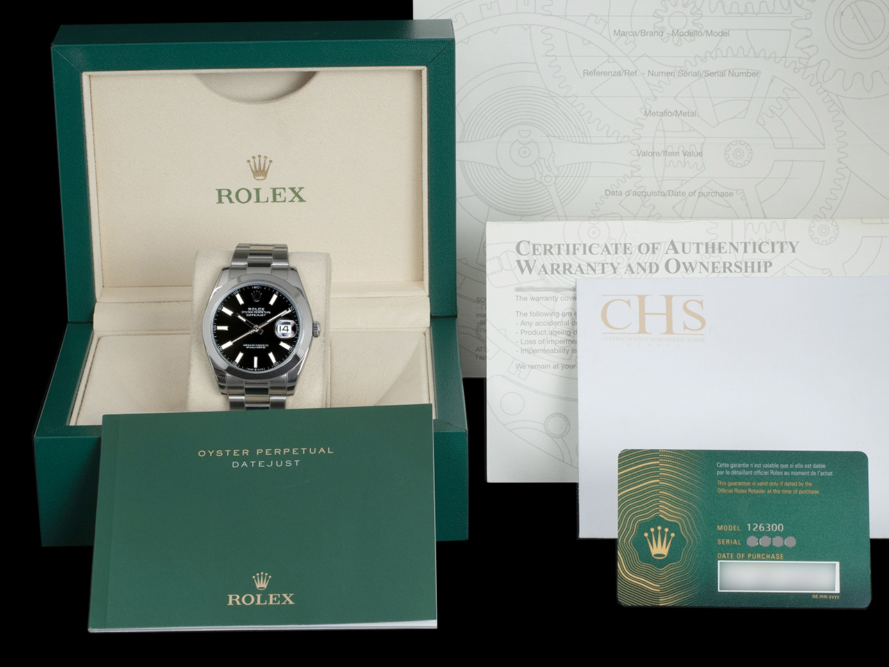 Rolex Datejust 41 Nero Oyster 126300 Royal Black Onyx - immagine 5