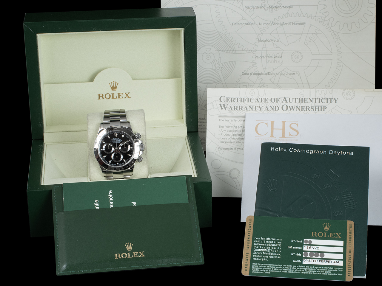 Rolex Cosmograph Daytona 116520 RRR Quadrante Nero - immagine 5