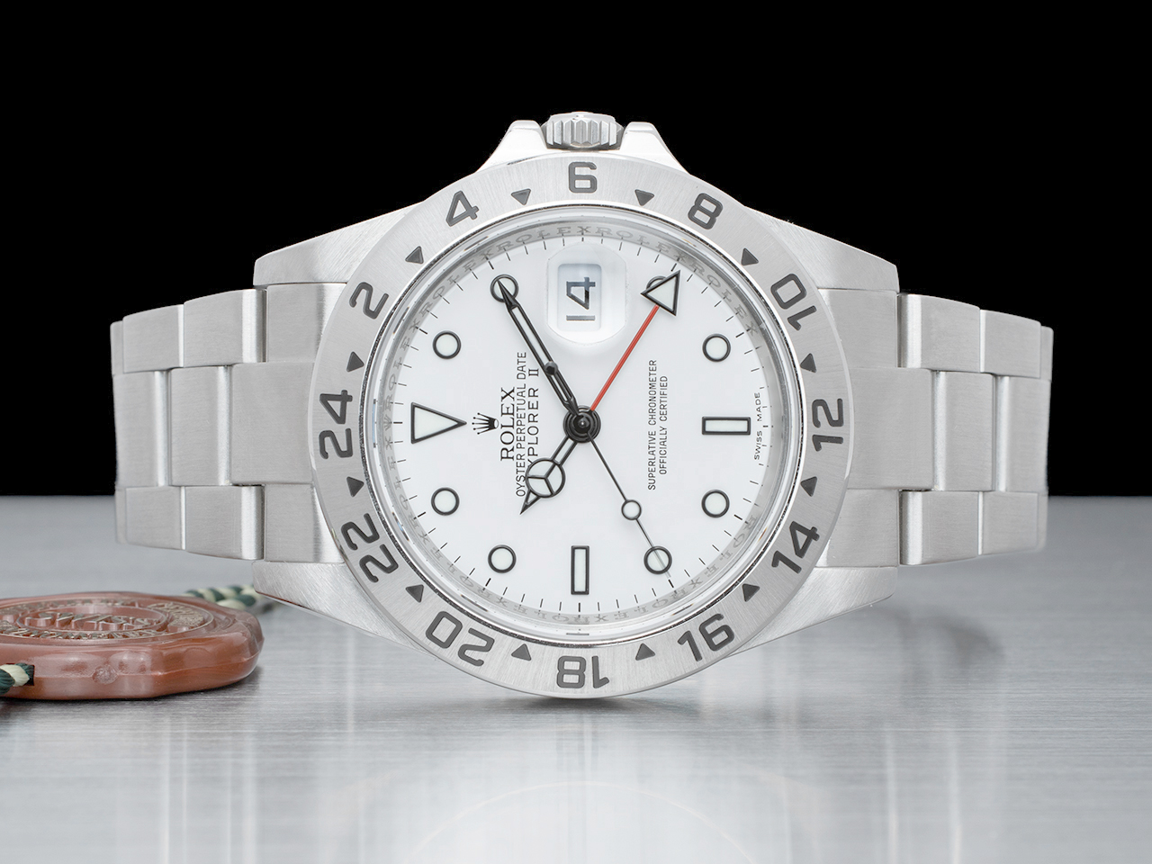 Rolex Explorer II 16570T SEL RRR Quadrante Bianco Polar - immagine 3