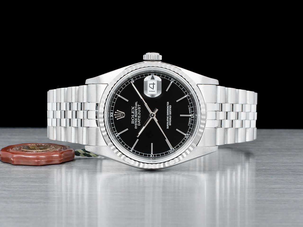 Rolex Datejust 36 Nero Jubilee 16234 Royal Black Onyx - immagine 3