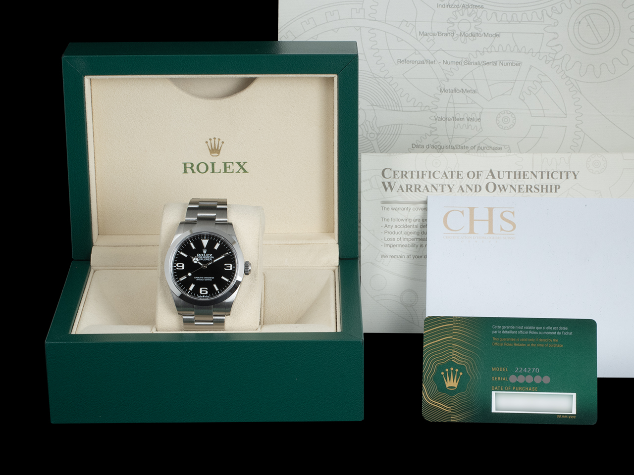 Rolex Explorer 40 Quadrante Nero 224270 - immagine 5